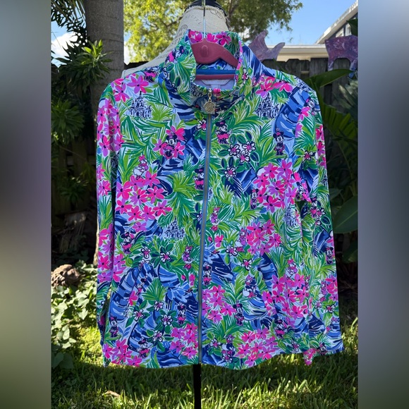 Lilly Pulitzer Jackets & Blazers - Lilly Pulitzer x Disney popover full zip size S nwt